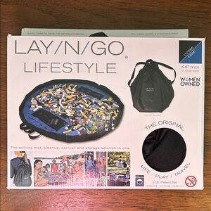 Lay/N/Go Lego travel playmat and bag. 44 inches.